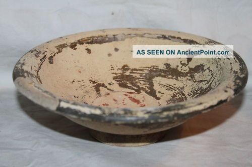 Large Ancient Roman Pottery Bowl/dish 3/4th Ad Roman photo