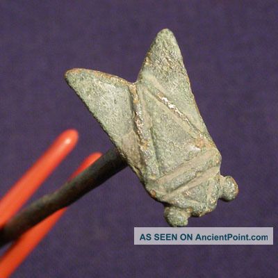 Hunnic Bronze Hairpin - Fly Roman photo