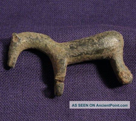 Roman Bronze Zoomorphic Brooch / Fibula - Horse Roman photo