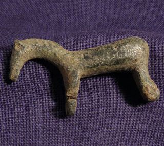 Roman Bronze Zoomorphic Brooch / Fibula - Horse photo