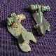 Two Roman Bronze Zoomorphic Brooch / Fibula - Rabbit Roman photo 1
