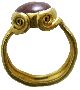 Roman  Gold  Ring  With  Red  Stone   10.50g/18x22mm       R-314 Roman photo 4