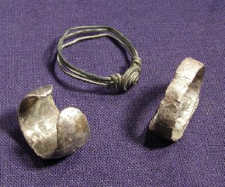 3 Roman Silver Ring photo