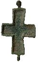 Byzantine Bronze Cross  45x25mm     M-248 Roman photo 1