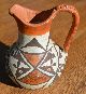 Rare Antique Acoma New Mexico Pre 1940 Pottery Pitcher Pot Excellent Condition The Americas photo 2