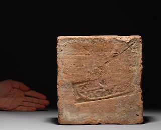 Rare Ancient Roman Stamped Legionary Brick 100 Ad photo
