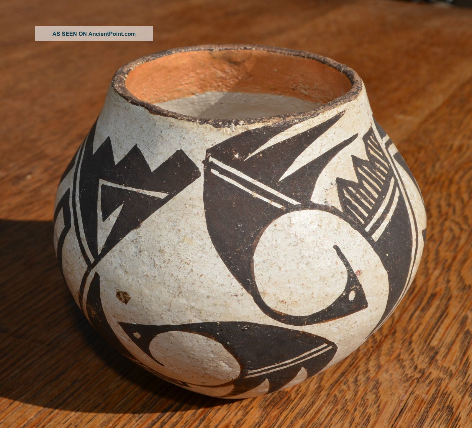 Vintage Acoma Pueblo Pottery Pot Signed C.m. Victorino The Americas photo