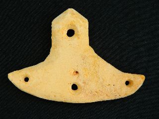 Big Neolithic Neolithique Marly Chalk Pendant-6500 To 2000 Before Present-sahara photo