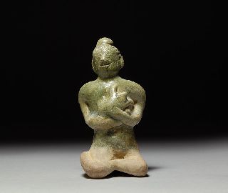 Medieval Antique Narcotic Miang Chewer Post Khmer Sukhothai Statue Figure photo