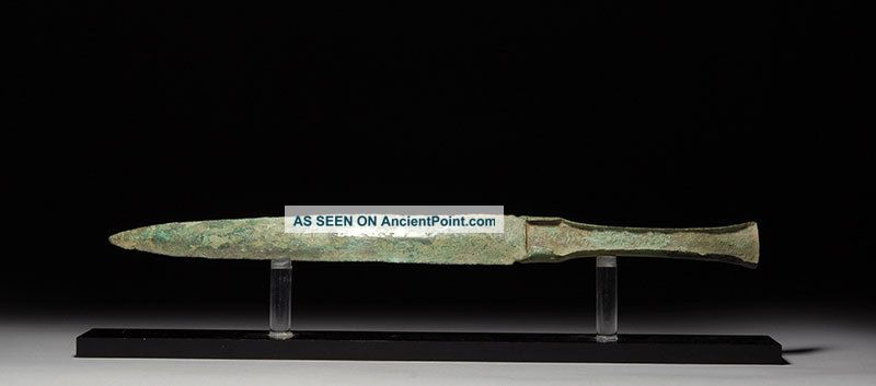 Ancient Persian Luristan Bronze Age Battle Dagger / Short Sword Weapon Near Eastern photo
