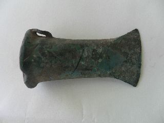 Bronze Age Axe Socket Medieval Historic Ancient Central European -1200-1500 Bc. photo