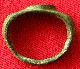 Ancient Roman Bronze Ring Size 1.5 Us  P140 Roman photo 1
