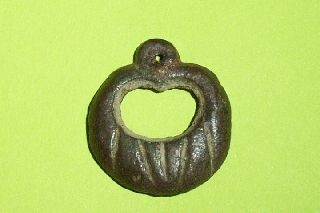Authentic Medieval Pendant Jewelry For Necklace Old Rare Artifact Bell Antique photo