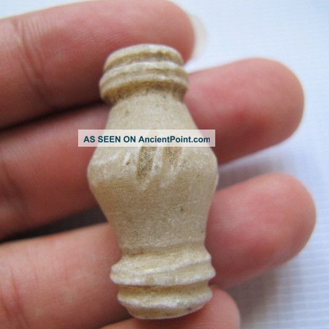 Funeral Object Rare Big Marble Bead / 9 - 11 Century /u - Thong Thailand [bd17] Neolithic & Paleolithic photo
