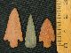 3 Neolithic Neolithique Quartz And Jasper Arrowheads - 6500 To 2000 Bp - Sahara Neolithic & Paleolithic photo 1