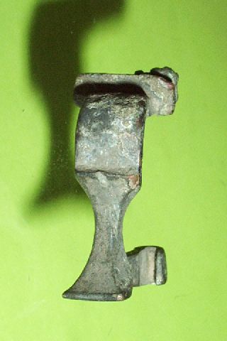 Rare Ancient Roman Knee Brooch Old Jewelry Artifact Antique Antiquity Fibula Pin photo