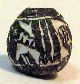 Pre - Columbian Black Standing Animal Spindle Whorl Guaranteed. Authentic The Americas photo 1