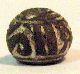 Pre - Columbian Black Animal On Its Back Spindle Whorl Guaranteed. Authentic The Americas photo 1