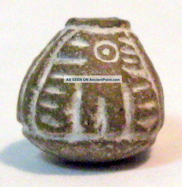 Pre - Columbian Brown Standing Bird Figure Spindle Whorl Guaranteed. Authentic The Americas photo