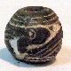 Pre - Columbian Black Head To Tail Birds Spindle Whorl Guaranteed. Authentic The Americas photo 2
