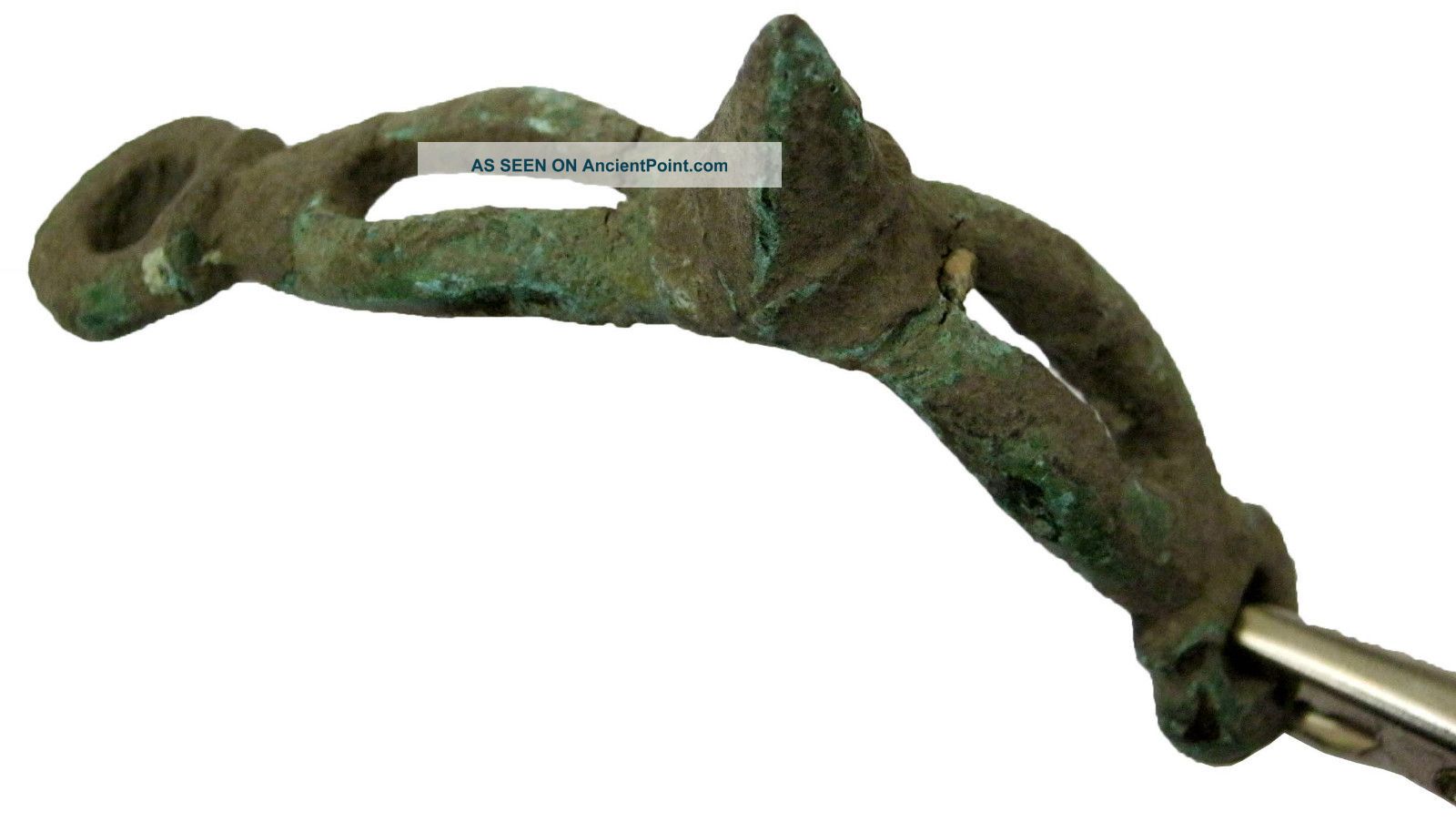 Thracian Bronze Spur 20x70mm/24. 5g Perfect Pathina R - 213 Greek photo