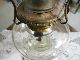 Plume & Atwood Pedestal Finger Oil Lamp With Frosted Christopher Columbus Globe The Americas photo 3