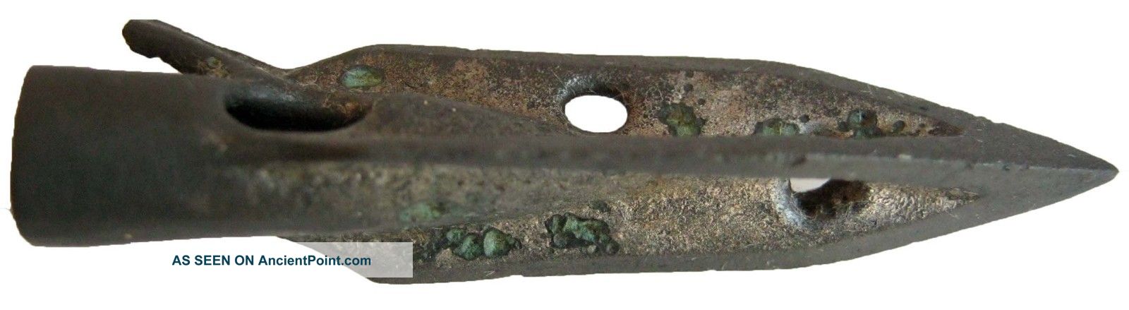 Thrace Whistle Triangular Bronze Arrows 35x8mm/ 3. 23g M - 240 Greek photo