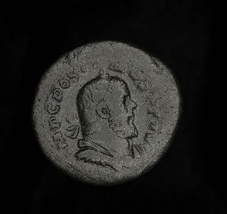 Ancient Roman Postumus Sestertius Victory & Captive Coin photo