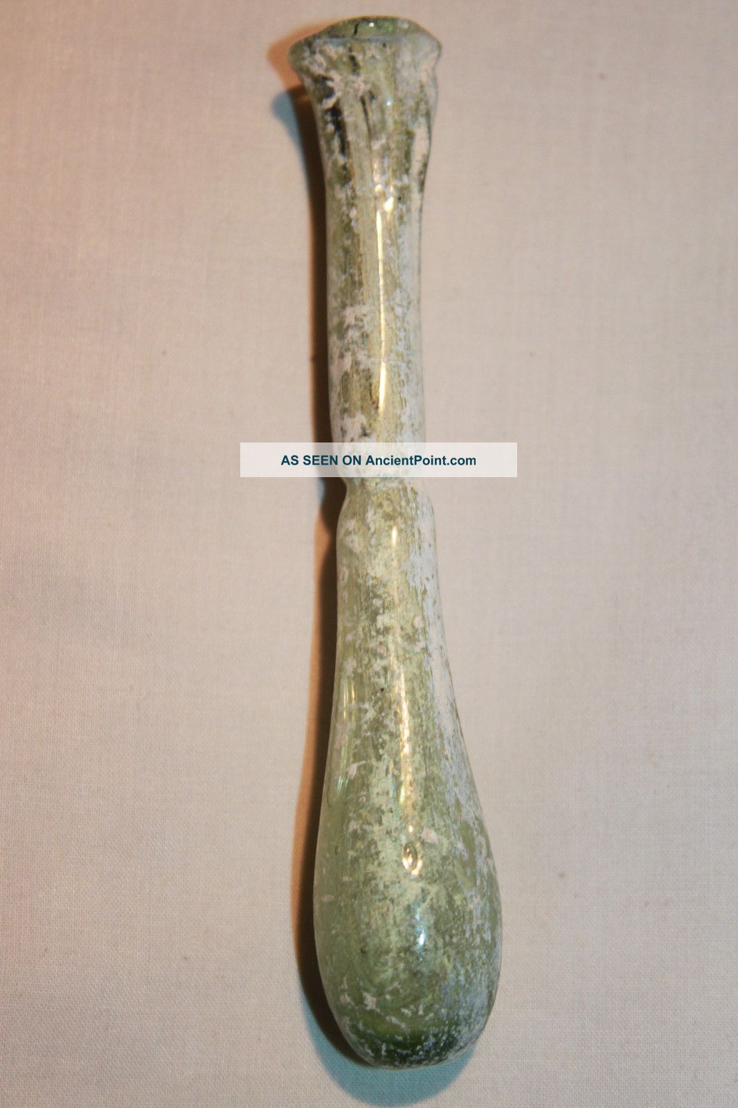 Good Ancient Roman Glass Tear Flask 1/2 Century Ad Roman photo