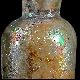 Ancient Roman Glass Bottle Highly Iridescent ~ Early Islamic Afghanistan 2. 61 