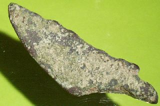 Ancient Roman Knife Blade Bronze Tool Military Celtic Greek Iberian 200bc photo
