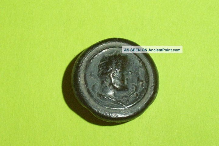 Rare Ancient Roman Military Button Hercules Old Artifact Hendin Coa Army Antique Roman photo