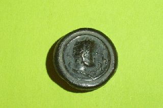 Rare Ancient Roman Military Button Hercules Old Artifact Hendin Coa Army Antique photo