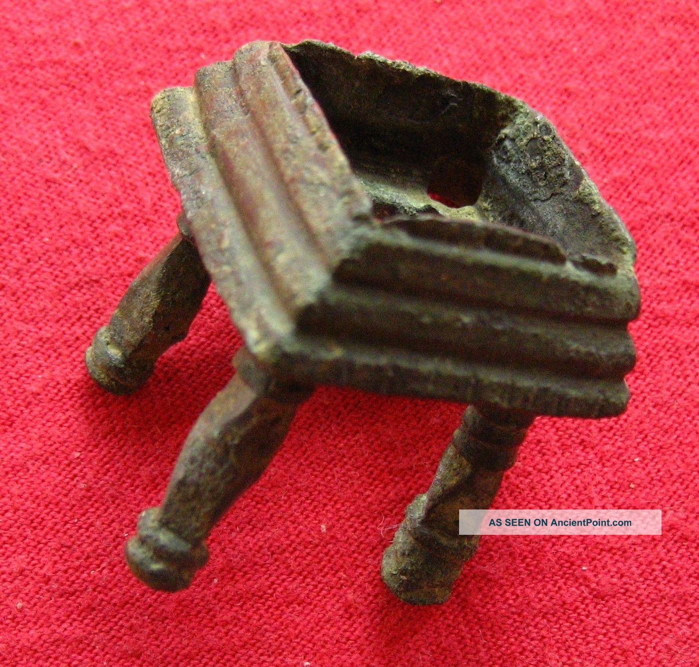 Ancient Roman Bronze Decoration Table 30mm By 28mm By 28mm P126 Roman photo