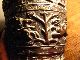 Antique Brass Bronze Pail - Planter ? W/ Latin + Christian Symbolism Hearaldry Metalware photo 10