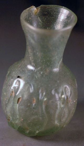 Vial. Roman Glass Over 1600 Years Old Nr photo