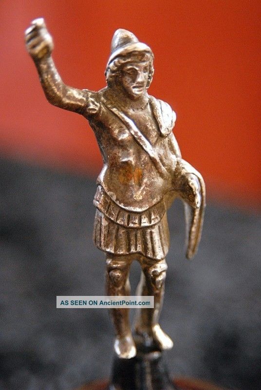 Roman Solid Silver Statuette Of Gladiator Roman photo