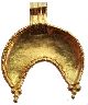 Roman Gold Amulet Lunula 22x25mm/2.  80g M - 310 Roman photo 1
