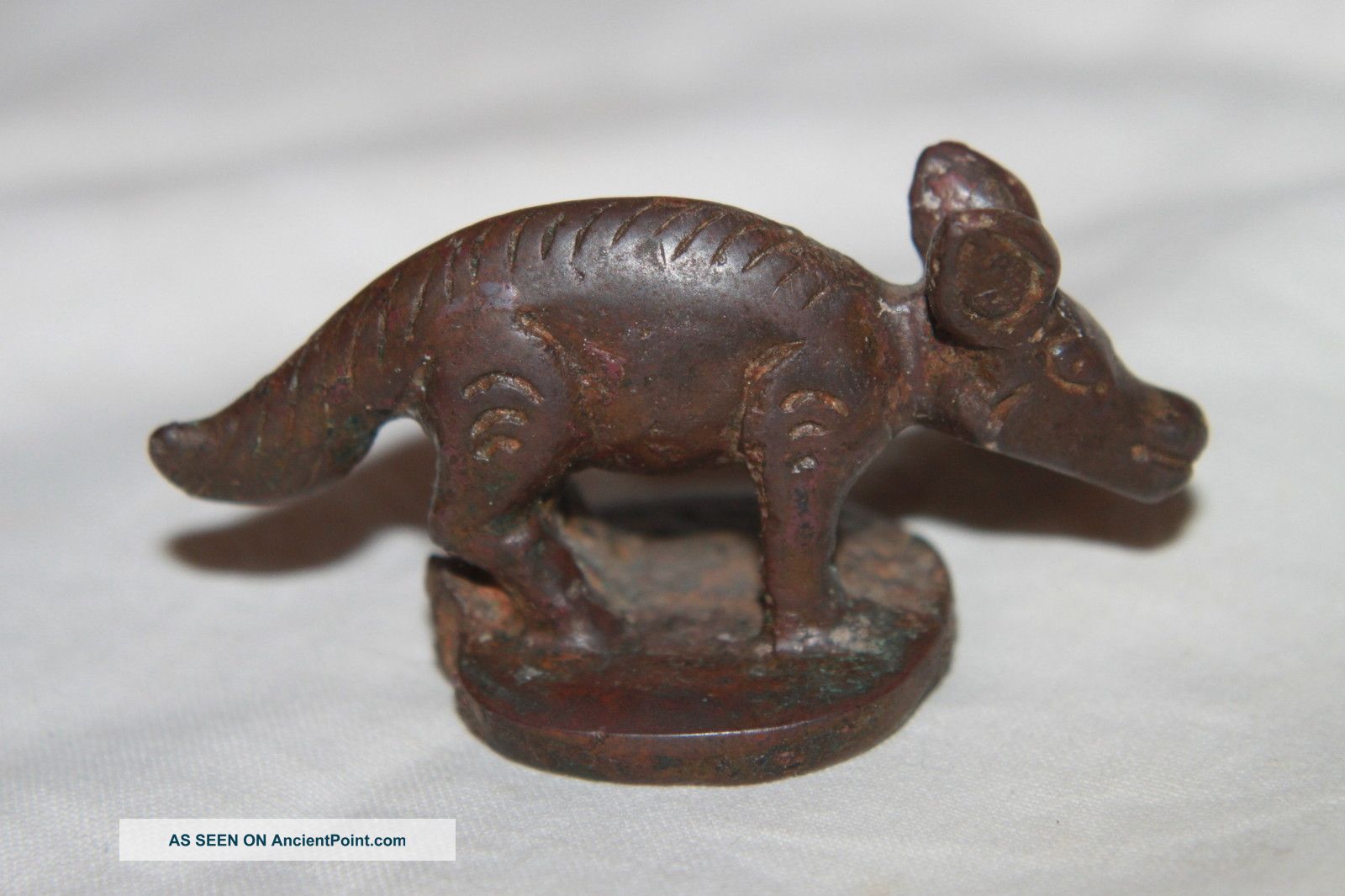 Ancient Roman/egypt Bronze Shrew Oil Lamp Filler Lid Stopper 1st Century Ad Roman photo