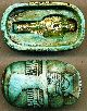 3 Pieces Scarab With Mummy Inside Egyptian,  Collectable Egyptian photo 6