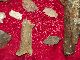 Archaeological Finds Arrow Heads Petrified Wood Old Bolt Crystallized Glass Bone Uncategorized photo 6