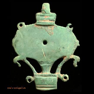 Ancient Roman Zoomorphic Bronze Mount Applique Mels - Antiquities photo