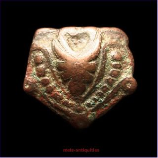 Roman Bronze Crest Mount Applique Mels - Antiquities photo