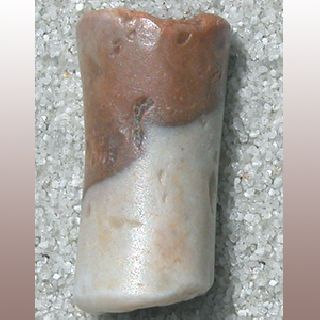 An Ancient Agate Stone Bead With Unusual Markings Mali photo