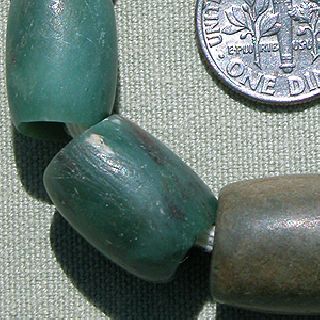 9 Ancient Stone Serpentine Beads With Strong Color Mali Mauritania 17 photo