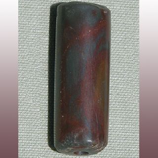 A Ancient Precolumbian Tairona Tubular Stone Bead 21 photo