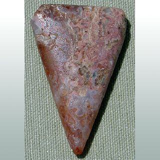 A Triangular Tabular Shaped Ancient Agate Pendant Bead Mali 56 photo