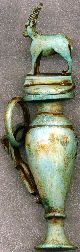 Ancient Egyptian 2 Pieces Jar With Cover,  Egyptian Collectables. Egyptian photo 2