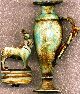 Ancient Egyptian 2 Pieces Jar With Cover,  Egyptian Collectables. Egyptian photo 3