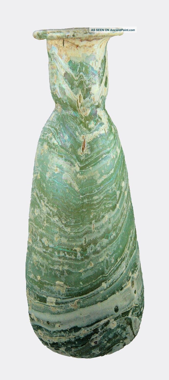 Roman Ribbon Glass Alabastron Roman photo